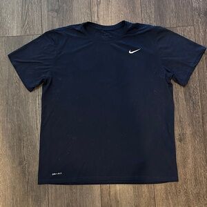 Nike Men's Dark Blue Short Sleeve Tee
